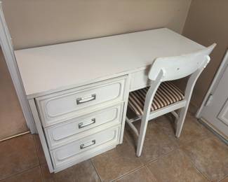 Desk with chair