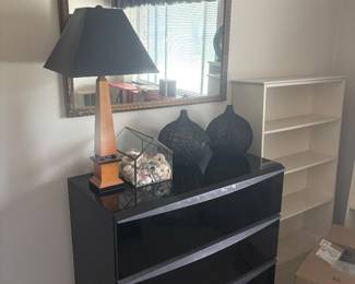 Black modern dresser