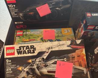 Legos prices are firm per homeowners request. We are disclosing the prices on those to prevent  misleading buyers into thinking they are priced at a resellers ideal price point. 