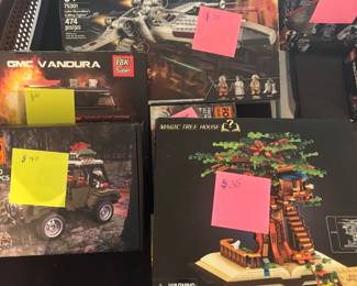 Legos prices are firm per homeowners request. We are disclosing the prices on those to prevent  misleading buyers into thinking they are priced at a resellers ideal price point. 