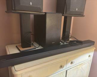 RCA speakers, Samsung sound bar set Bluetooth compatible 