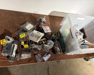 Large Tote of Unused Hunting Items 