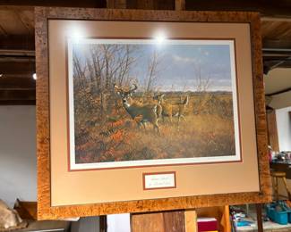 Framed Michael Sieve Print 