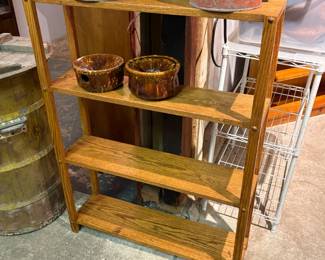Sturdy Oak Bookshelf