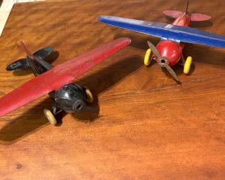 Pair of Wyandotte Toy Planes