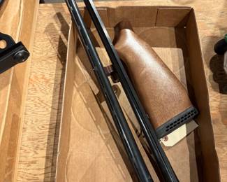 Pair of Barrels and Gun Stock
