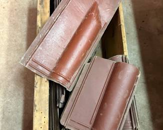 Large Box of Tin Shingles - Very Nice Condition! 