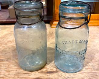 Rare - Lightning Canning Jars