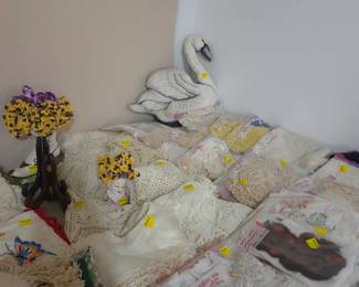 Bagged lots of doilies