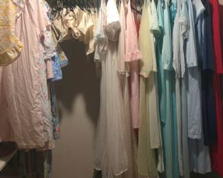 Large selection of Vintage MooMoos/Nightware/Lingerie