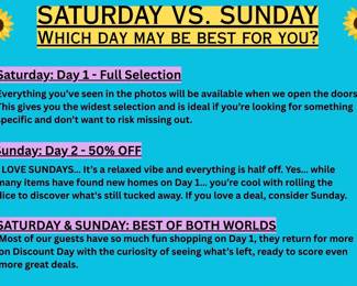 Sat VS Sunday