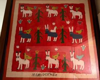 Mamie Deschillie (Dine/Navajo 1920 - 2010) painting