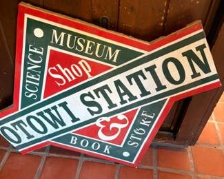 Vintage shop sign