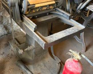 Potter Proof Press cast iron letterpress printing press