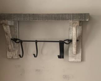 Shelving with hooks