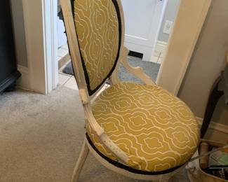 Vintage chair reupholstered