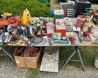 power tools, tool boxes