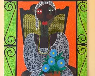 Carlos Alberto Caceres Valladeres (Cuba) acrylic on canvas, 2012