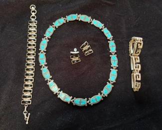 Vintage Taxco sterling jewelry