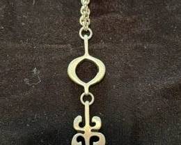Rune Carlsson (Sweden 1929 - 2011) R. Tennesmed pewter pendant