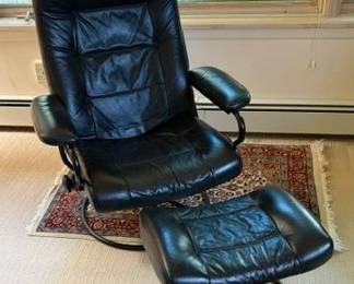 Vintage Ekorn Stressler chair and ottoman (2 sets available)