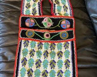 Early 20th C Potawatomi bandolier bag