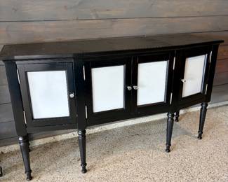 Sideboard cabinet with side pullouts 