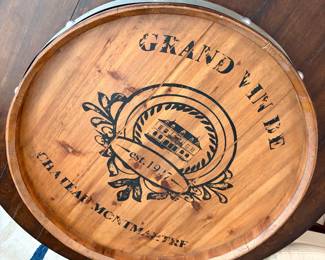 Very large barrel tray