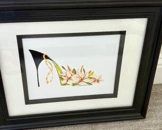Cute flower shoe art
