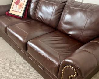 Leather Sofa sleeper