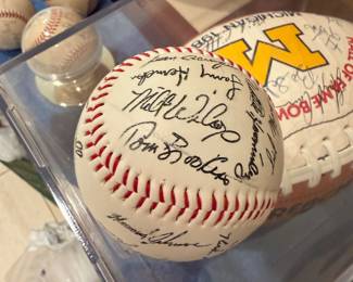 Tigers signed baseball