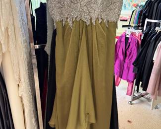 Designer evening gowns
