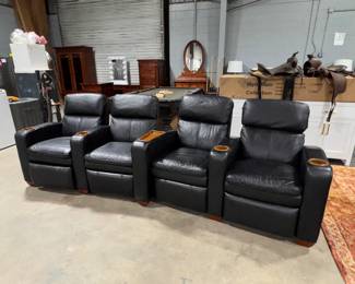leather theatre seating