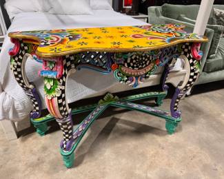 hand painted table orlasndo