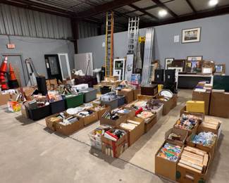 ladders, box lots, entry doors