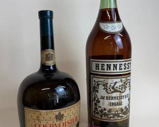 Oversized liquor bottles (2)