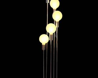 Robert Sonneman style chrome floor lamp