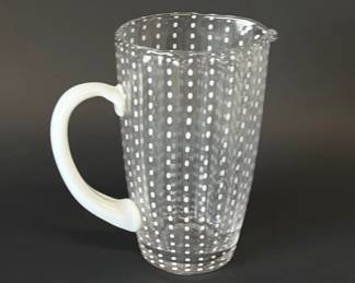 Zafferano Murano glass pitcher