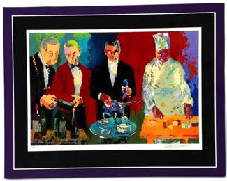 LeRoy Neiman "Pour Vous" framed print