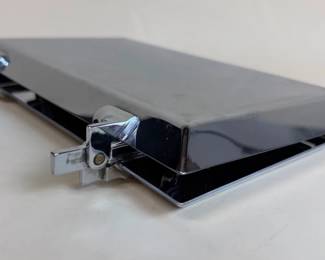 Art Deco chrome plated folding tray