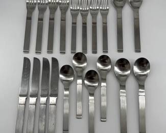 Dansk "Thebe" stainless flatware for 4