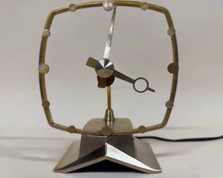 Mid-Century electric Jefferson table top clock; working!