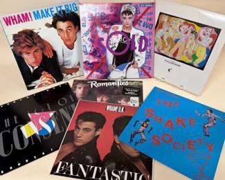 Selection of 1980's Pop albums
