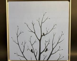 "Birds in Treetop" by Kathryn Henry-Choisser (local artist)