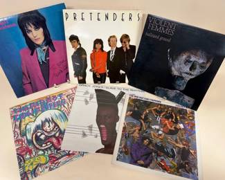 Selection of 1980's pop and rock albums