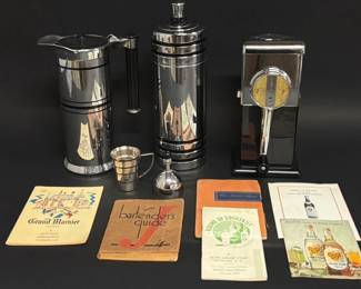 Assorted Mid-century barware