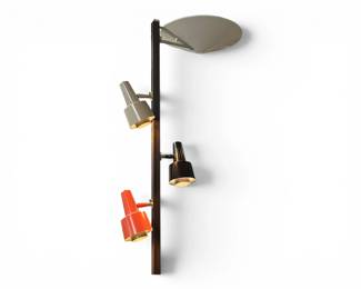 Spring form MCM light fixture (custom designed by owner in 1970)