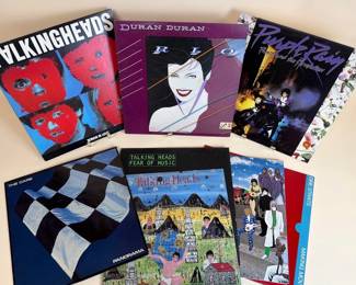 Selection of 1980's pop and rock albums