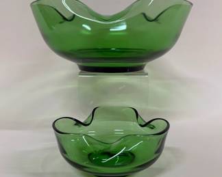 Vintage Anchor Hocking chip and dip
