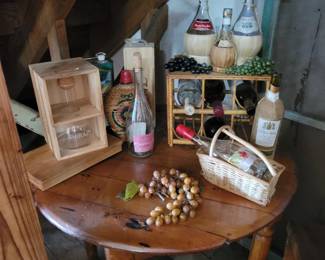 Wine bottles and accessories